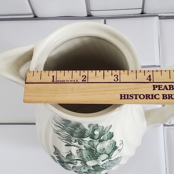 Made in Portugal Medium size Ceramic Pitcher Green - Picture 12 of 12